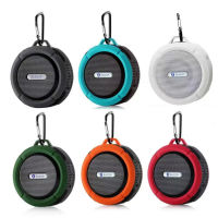 C6 portable Bluetooth speaker wireless waterproof suction cup outdoor sport sound mini audio subwoofer TF mobile loudspeaker