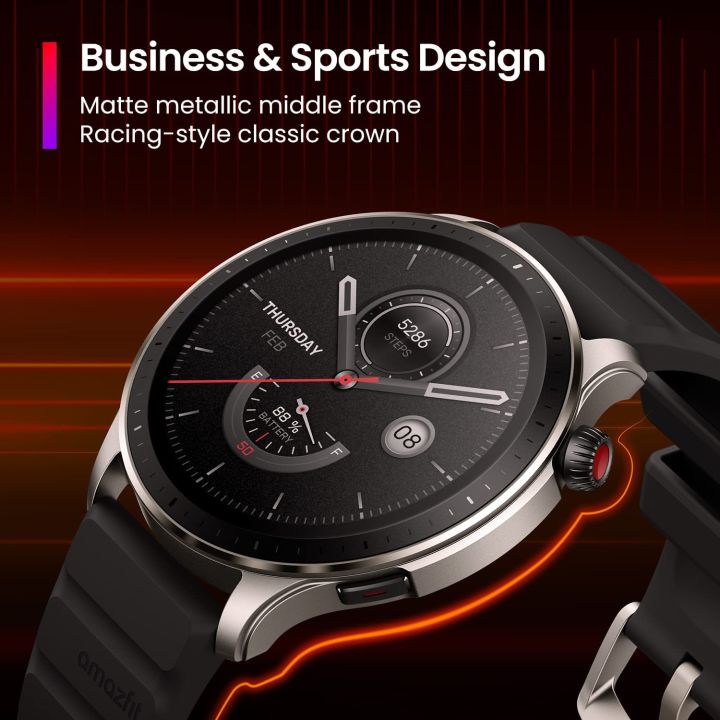 amazfit-gtr-4-smart-watch-วัดอัตราการเต้นของหัวใจ-วัดค่า-spo2-วัดค่าความเครียด-กันน้ำได้-50-เมตร-ประกันศูนย์-1-ปี