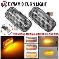 LED Dynamic Turn Signal Flashing Lamp Side Marker Light For Nissan 200SX Cedric Gloria Cima Leopard Laurel Slivia Serena Presea