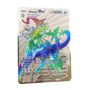 English Pokemon Card Metal, Golden Pokemon Mew Card