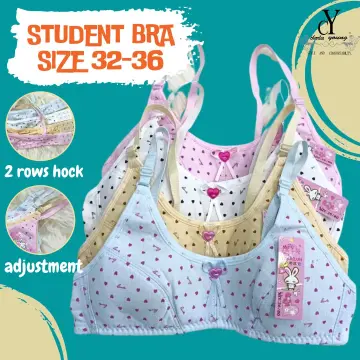 S M L XL XXL 3XL *9-14 Teenage Girl Cotton Bra Underwear non-wire bra  junior kid vest Kids Cotton bra underwear Puberty bra children bra  trainning bra growing bra vest baju dalam