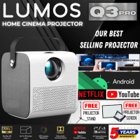 【7.7 LZD PROMOTION!!!】【FREE 2 GIFT!!!】Q3 Projector 2023 WiFi 1080P โปรเจคเตอร์ HD Android wiFi mini projector portable small speaker Bluetooth บลูทู ธ โปรเจคเตอร์