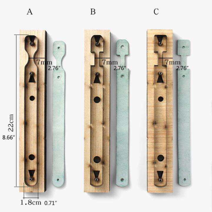 พวงกุญแจ-stripstemplate-ไม้แม่พิมพ์แบบตอกแม่พิมพ์ตัดพวงกุญแจ-wristhand-แม่พิมพ์หนังเครื่องประดับทำศิลปะหัตถกรรมเครื่องมือ