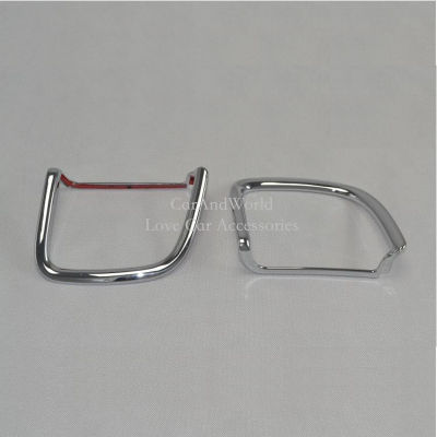 2021For 2012 to 2015 Toyota Land Cruiser 200 FC200 Chrome Rear Fog Light Cover Tail Lamp Trims Stickers Car Styling Accessories
