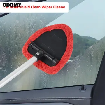 Car Windshield Cleaner Brush 18.5inch Extendable Windshield Cleaning Tool  Telescopic Anti-fog Auto Window Cleaning Kit for SUV - AliExpress