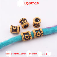 Imitation Plastic Cuffs Rings Wood Pendants Decoration Hair Jewelry