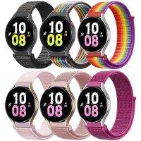 22mm 20mm band For Samsung Galaxy Watch 6 4 5 Pro/classic/gear s3 frontier/active 2 Nylon loop Bracelet Huawei watch gt2-3 Strap Shoes Accessories