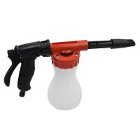 【LZ】♣  Espuma Chaleira Car Wash Water Gun Spray de água de alta pressão Pulverizador de garrafa de pneu ajustável Janela do jardim Lavagem de sabão