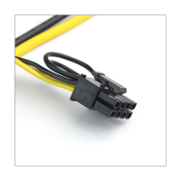 10Pcs/Set 1 to 3 Power Supply Cable 8P(6+2P) Adapter Cable 8Pin Graphics Card Splitter Wire 12AWG+18AWG Power Cord