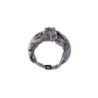 POWDERROOM | SLIP Knot Headband - Leopard  ผ้าคาดผมผ้าไหมมัลเบอร์รี่ (ของแท้ 100%)