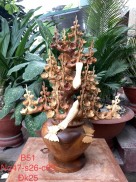 Bình Mai Phú Quý gỗ hương ta
