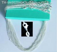 ۞ Wholesale price 50 pcs / lot S925 stamped Silver color Plated 1mm Link Rolo Chains 16 ---24 inch Fashion Jewelry Women