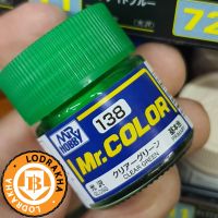 สีสูตรทินเนอร์ Mr.Color C138 Clear Green Gloss 10ml