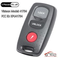 KEYECU 3 Buttons for Mazda 3 2007 2008 2009 Auto Keyless Entry Remote Control Key Replacement Fob Model: 41794 FCC ID: KPU41794