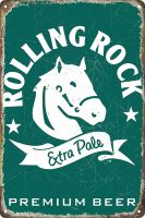 Vintage Rollings Rocks Tin Metal Tin Sign Tin Plate Sign Wall Art Decor TIN SIGN 8X12 INCH