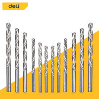 Deli ดอกสว่าน ดอกเจาะ เจาะไม้ เจาะเหล็ก เจาะปูน ขนาด 4 - 14 mm 1 5 10 pcs drill