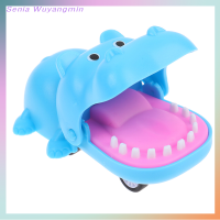 Senia Hippo ฟันนิ้วกัดของเล่นเกมของเล่นตลกสำหรับเด็กผู้ใหญ่ของเล่นบีบอัด