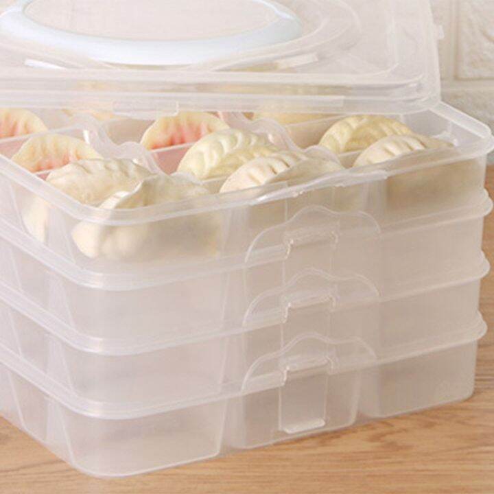 multi-level-quick-frozen-dumpling-box-transparent-refrigerator-quick-frozen-dumpling-fresh-keeping-box-chinese-dumpling-box