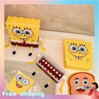 Cartoon Sponges Holder Basket Organizer Sink Drain Rack Sponge Holder Soap Drainer Shelf Drying Rack Shelf