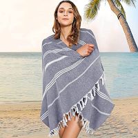 hotx 【cw】 with Tassel Soft Terry Adult Beach Extra Large Peshtemal Scarf Turkish Sauna