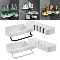 【HOT】□✙✘  Punch-free Shelf Shelves 180 Rotating Rack Wall Mounted Organizer