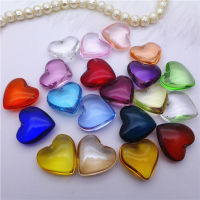 24mm35mm heart crystals flat pendants jewelry DIY accessories glass charms chandelier lamp curtain bead drop rose red blue pink