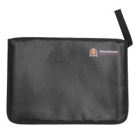 Fireproof Files Folder Accordion Document Bags 14.3x9.8 inch A4 Size 12 Pockets Non-Itchy Silicone Coated Fire Resistant