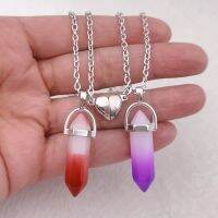 Friendship Crystals Necklaces Magnetic Friendship Necklace - Crystal Love Pendant - Aliexpress