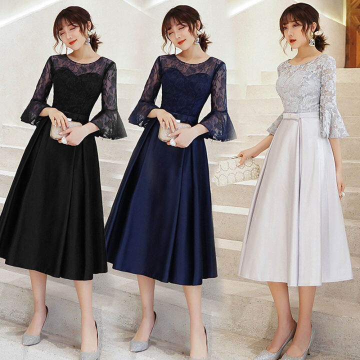 Elegant formal clearance dresses with sleeves