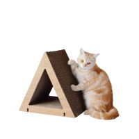 ต๊าส!!! HOME Triangle SHAPE S - Walnut ที่ลับเล็บแมว ของเล่นแมว บ้านแมว เฟอร์นิเจอร์แมว Cat Scratcher Cat Toy Cat House สุดพิเศษ ลูกบอลลับเล็บ ฝนเล็บแมว เสาลับเล็บ ของเล่นลับเล็บแมว ที่ลับเล็บแมว