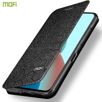 For Xiaomi Redmi Note 10 Pro Case Flip PU Leather Silicone Back Cover MOFi Redmi Note 10 Shockproof Book Cases Coque