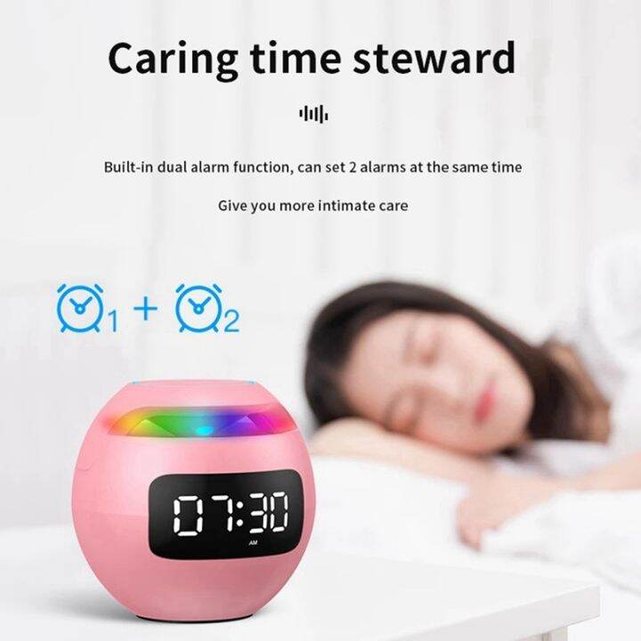 mini-alarm-clock-bluetooth-speaker-wireless-sound-box-with-induction-head-led-display-hifi-tf-card-music-player