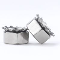 Hex Keps K Lock External Tooth Lock Nuts - Zinc Plated Steel M3 M4 M5 M6 M8 M10 6 -32 8 -32