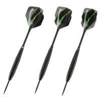 3 Pcs 22g Professional Steel Needle Tip Darts Iron Black Nickel Hard Point Dart Set With Barrel &amp; Aluminium Shaft &amp; Nice Flights