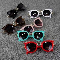 Children Sunglasses Fashion Cute Cat Eye Eyewear For Girl Boy Baby Kids Infant Shades Goggles Outdoor Anti glare UV400 Glasses