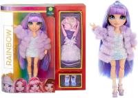 Rainbow High Violet Willow - Purple Clothes Fashion Doll รุ้งสีม่วงสูงวิลโลว์-ตุ๊กตาแฟชั่นเสื้อผ้าสีม่วง