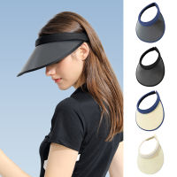 อาทิตย์ Visors หมวกสำหรับผู้หญิงเทนนิสกอล์ฟเดินเบสบอลสาวที่ว่างเปล่าด้านบนระบายอากาศที่ว่างเปล่าด้านบนป้องกันแสงแดดหมวก XR-ร้อน