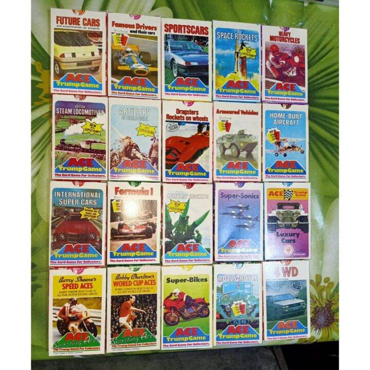 N7`20pcs vintage super trump game card | Lazada PH