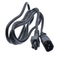 IEC 320 C14 Male To C5 Female Power cable Main Power Extension Cord Lead Cable 0.3M 3M 0.6M Switched power cord 10A250V