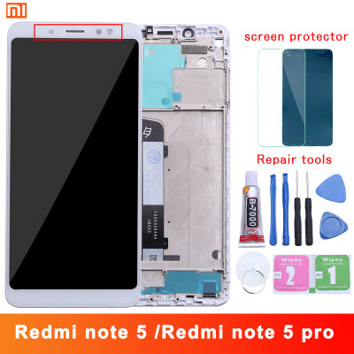 Xiaomi Redmi Note 5 Pro จอแสดงผล Lcd แบบสัมผัสหน้าจอทดสอบเครื่องอ่านพิกัดที่ดีแทนการประกอบสำหรับ Note5 Xiaomi Redmi 5.99นิ้ว