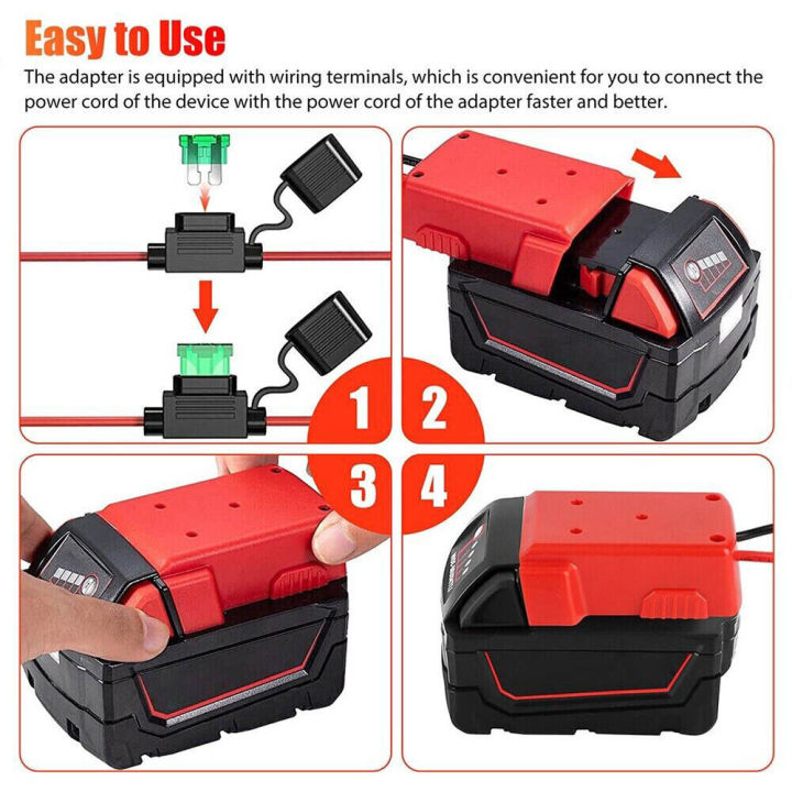 1-battery-adapter-3-built-in-switch-5-dock-holder-7-power-tool-9-conversion-1-battery-adapter-2-fuse-3-built-in-switch-4-milwaukee-18v-5-dock-holder-6-12awg-7-power-tool-8-electrical-9-conversion-10-s