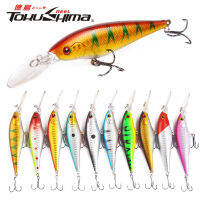 1PCS เหยื่อตกปลาปลอม11ซม./9.5G ลอยเหยื่อแบบแข็งปลอม Bass Wobblers Lures