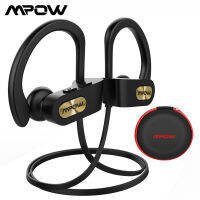 Mpow Flame Bluetooth 5.0 Earphone Sports Headsets HiFi Stereo Headphones IPX7 Waterproof Noise Cancelling Headsets with Mic Case