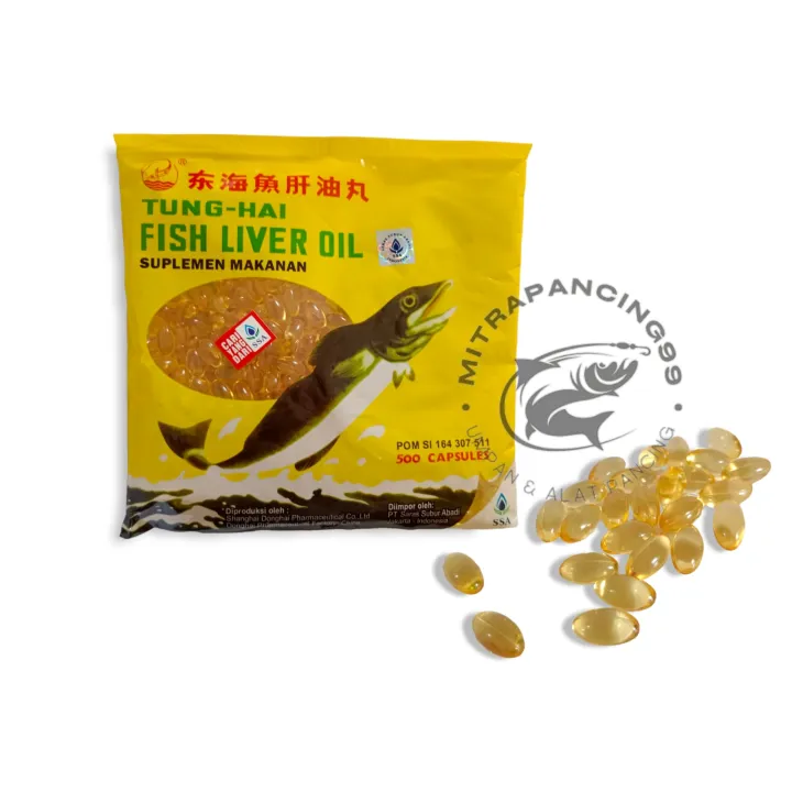 Minyak Ikan Tung Hai Fish Liver Oil (500 Kapsul) Lazada Indonesia