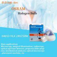 สำหรับหลอดไฟฮาโลเจนส่องกล้อง HLX 64653 24V250W โคมไฟอุปกรณ์เครื่องฉาย GX5.3 24V250W โคมไฟเครื่องฉายกล้องจุลทรรศน์ GX5.3