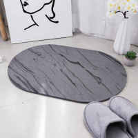 [COD][K-Choice] Sara Sara Marble Round Diatomaceous Earth Release Mat เสื่อกันลื่น