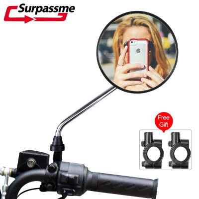 360°Rotation Motorcycle Rearview Mirror Universal 78" 22mm Handlebar Side Rear View Mirror for Motorcycle Scooter Street Bike