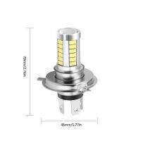 โคมไฟรถสว่างมาก Led 33SMD 12V H4แผ่นเรืองแสงวิ่งกลางวันไฟหน้าของแหล่งกำเนิดไฟ Led Carro Led