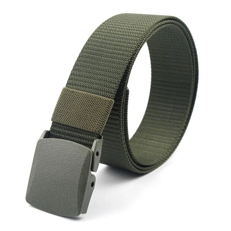 Men Belt Army Belts Adjustable Belt Men Outdoor Travel Tactical Waist Belt  With Plastic Buckle For Pants 125cm | Fruugo DK