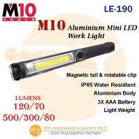 M10 Tool LE-190 ไฟ LED อลูมิเนียม ขนาดเล็ก 200/70 &amp; 500/300/80 Lumens